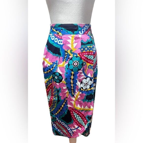 J.Crew Tie-back tulip skirt in Ratti® kaleidoscope - Picture 3 of 7